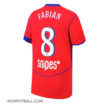 Billige Fotballdrakt Paris Saint-Germain Fabian Ruiz #8 Replika Tredjedrakt 2025-26 Kortermet